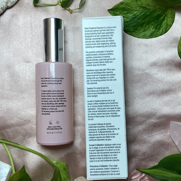 2/$110 or 3/$135 African Botanics Rose Treatment Essence — 1.7oz Full Size - Picture 2 of 3